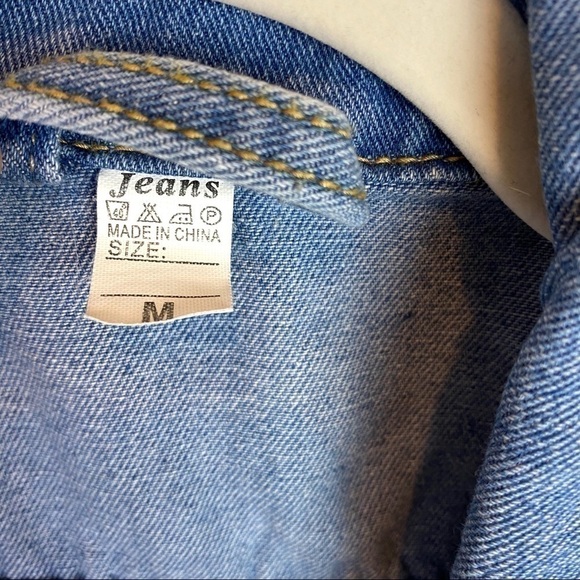 𝅺DENIM Jean Jacket “Don’t Follow Me” - Picture 6 of 6